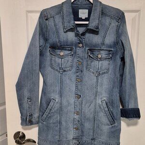 LIVERPOOL LONG DENIM JACKET - Almost new.  Medium